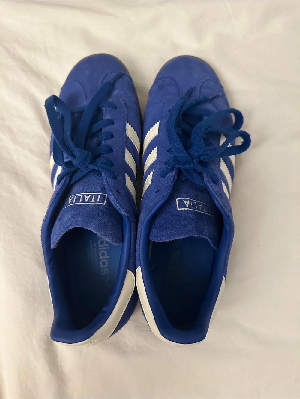adidas gazelle in royal blue suede